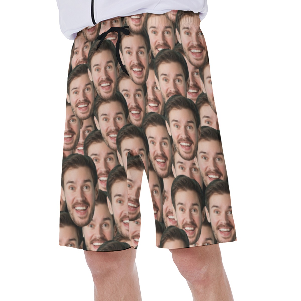 Custom Face Funny Swim Trunks For Men