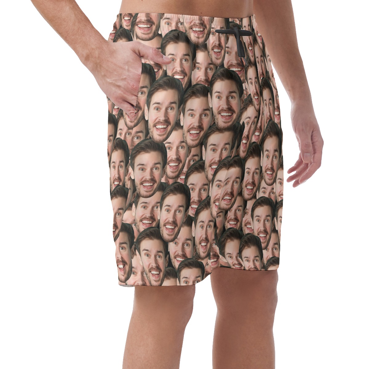 Unique Custom Face Men's Casual Short