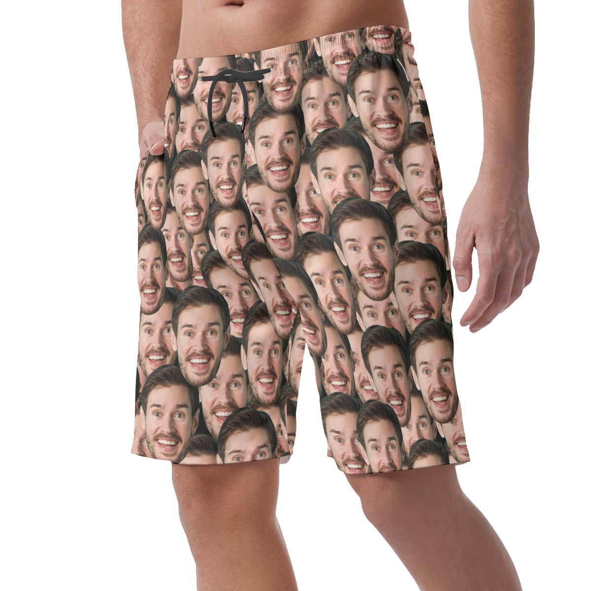 Unique Custom Face Men's Casual Short