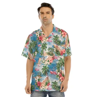 Tropical Flamingo Hawaiian Shirt