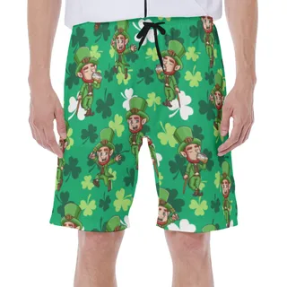St Patrick Day Hawaiian Swimwear For Men