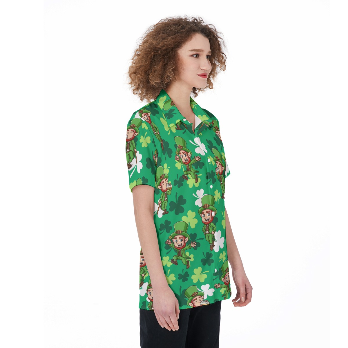 St Patrick Hawaiian Shirt For Women