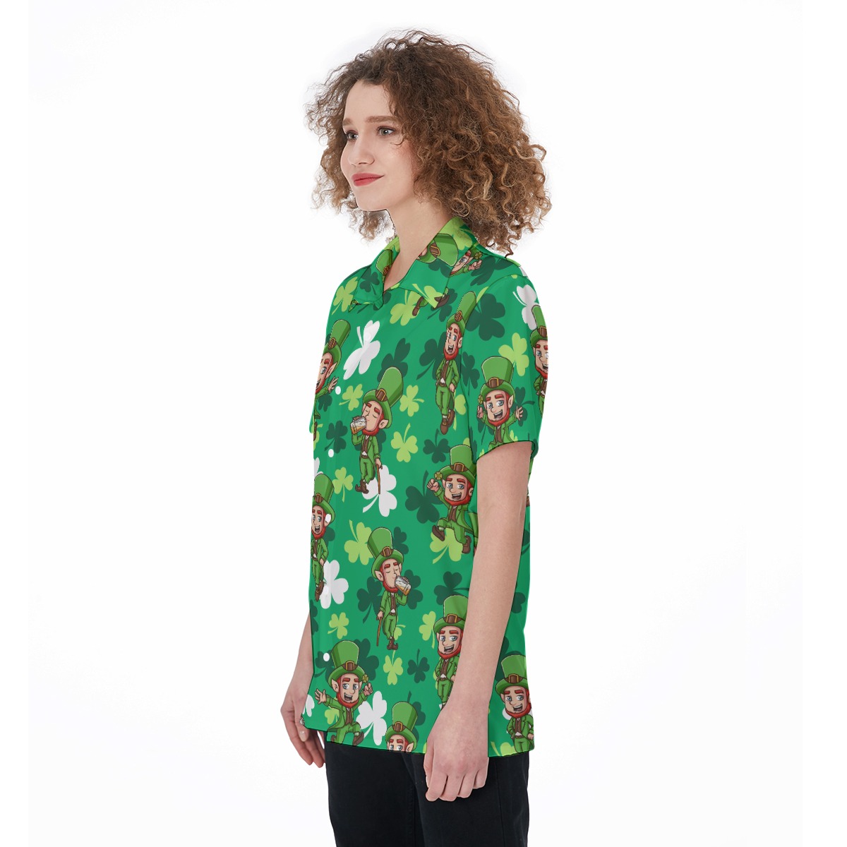 St Patrick Hawaiian Shirt For Women