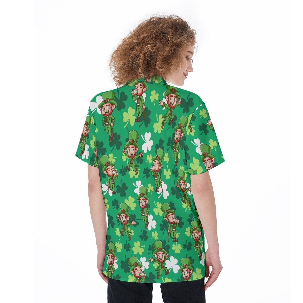 St Patrick Hawaiian Shirt For Women