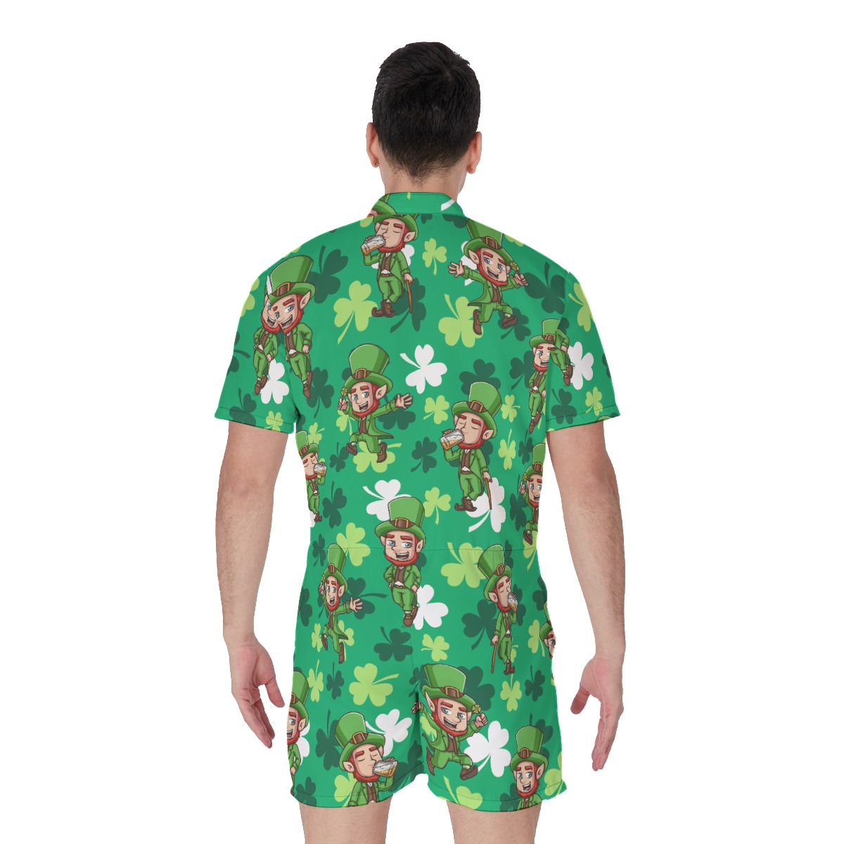 St Patrick Hawaiian Romper For Men