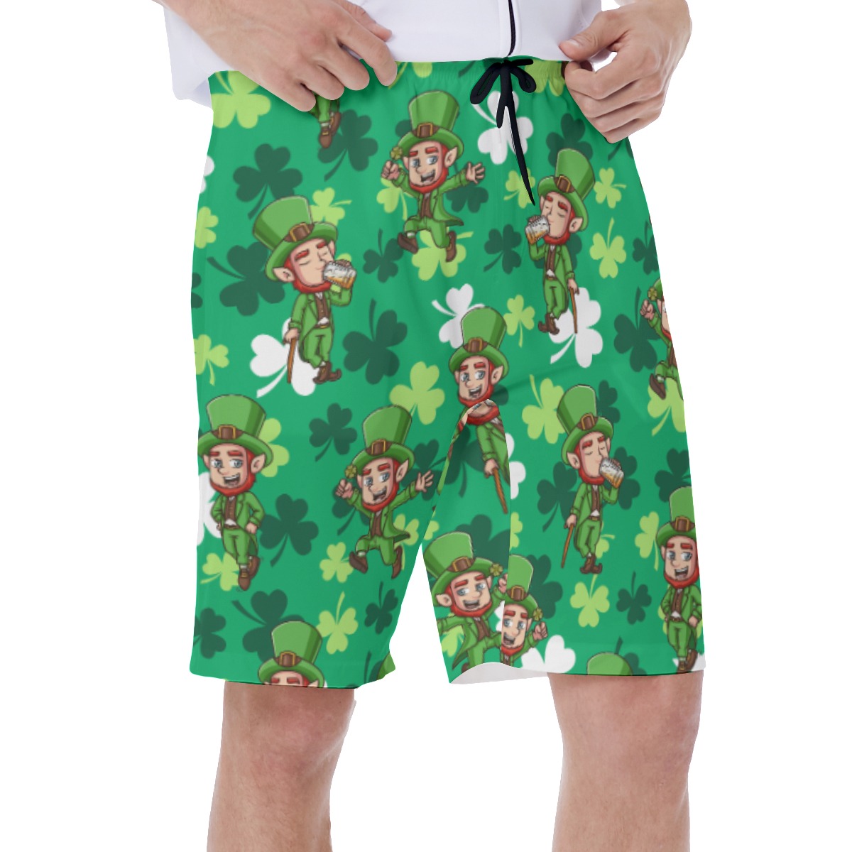 St Patrick Day Hawaiian Swimwear For Men