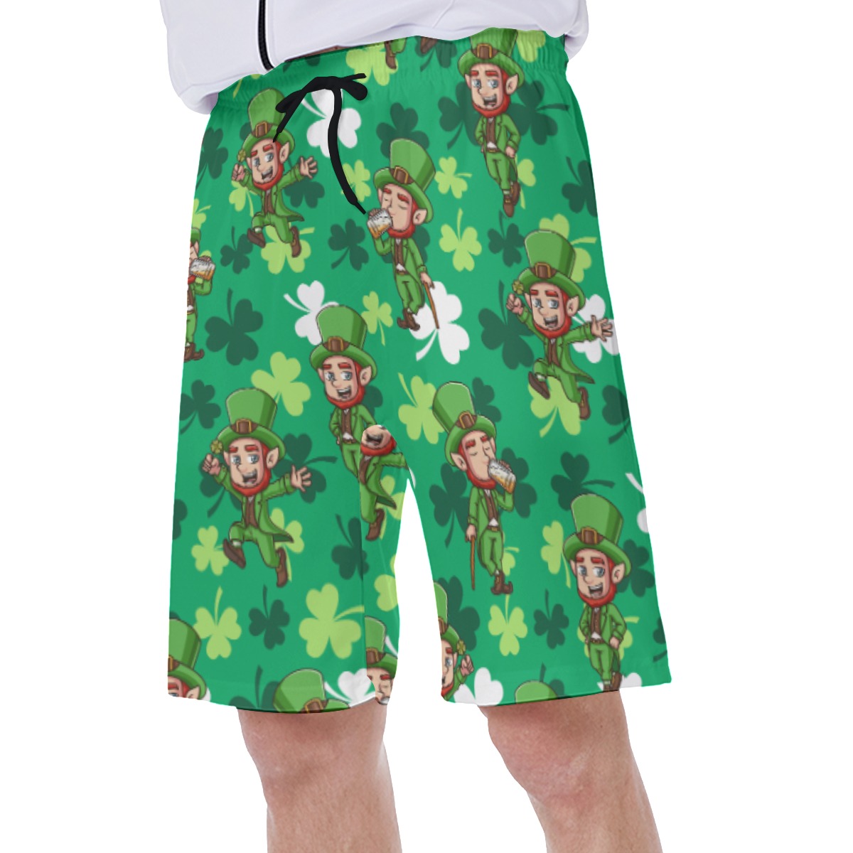 St Patrick Day Hawaiian Swimwear For Men