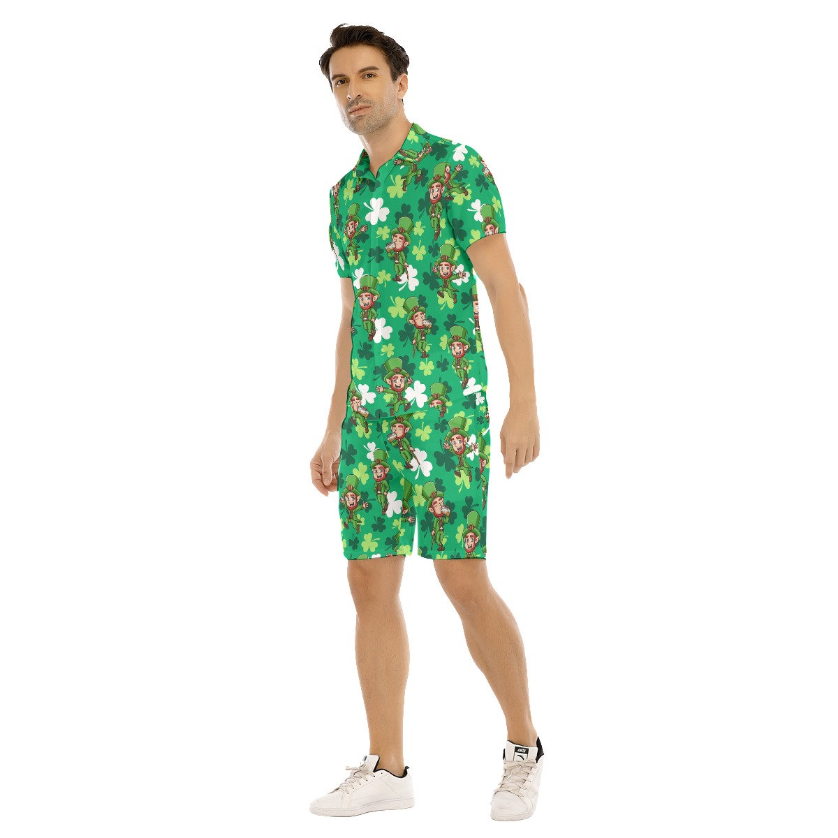 Men's St Patrick Hawaiian Shirt Set