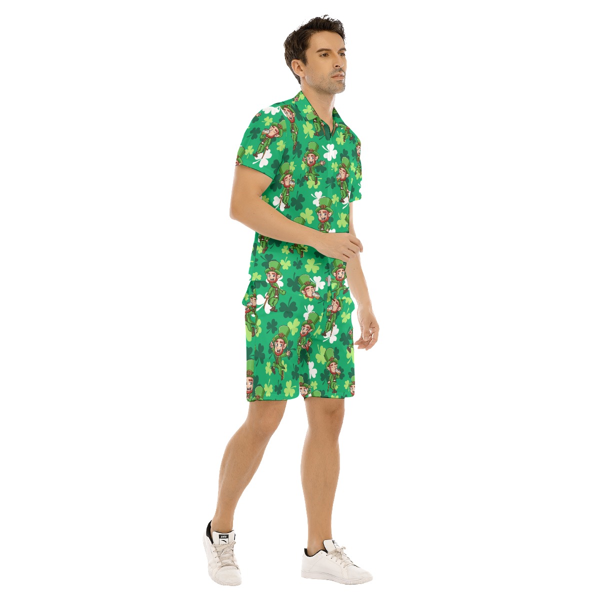 Men's St Patrick Hawaiian Shirt Set