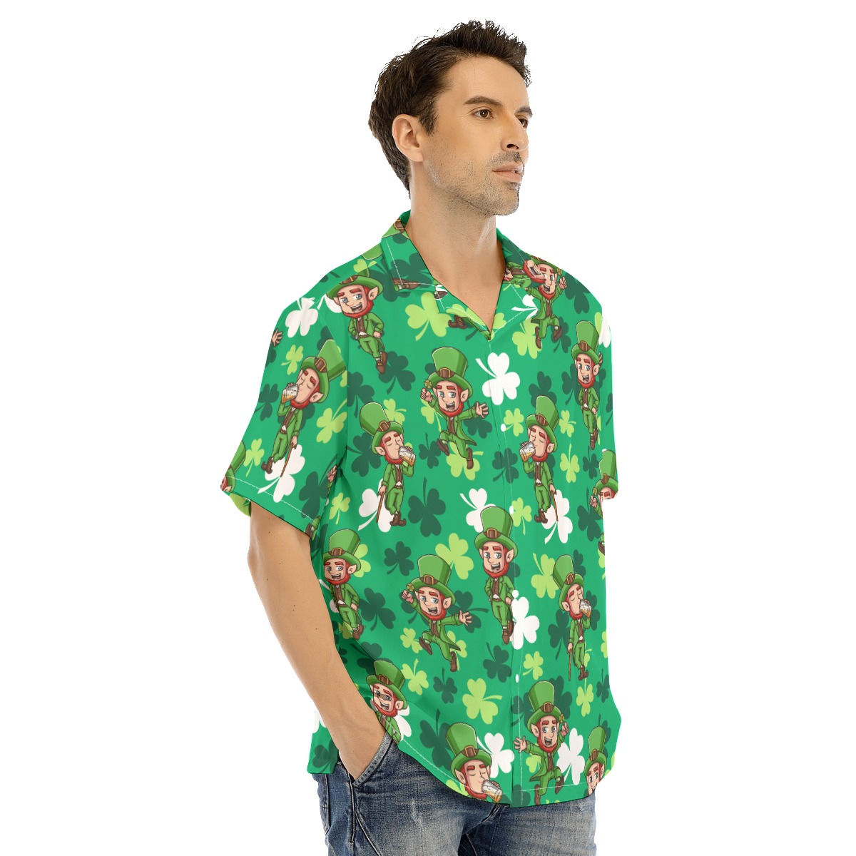 Men's St Patrick Day Hawaiian Shirt