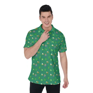 St Patrick Day Logo Polo Shirt For Men