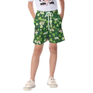 Gnome Patrick Day Hawaiian Shorts For Kids