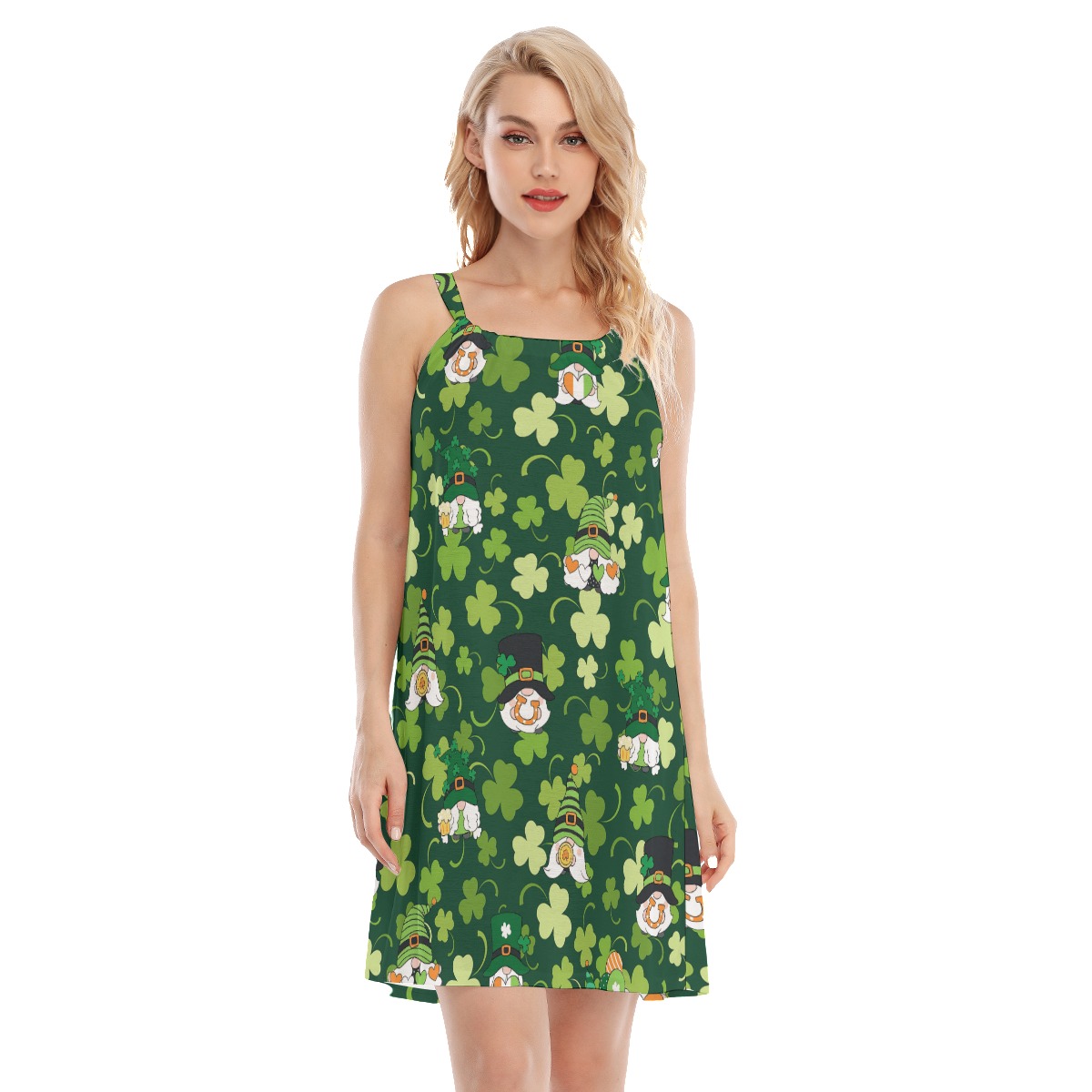 St Patrick Day Gnome Women's Cami Dress - variant image 1