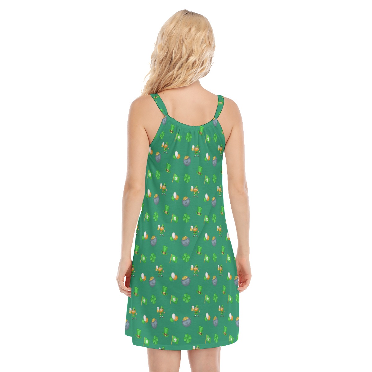 Happy Patrick Day Logo Women's Cami Dress