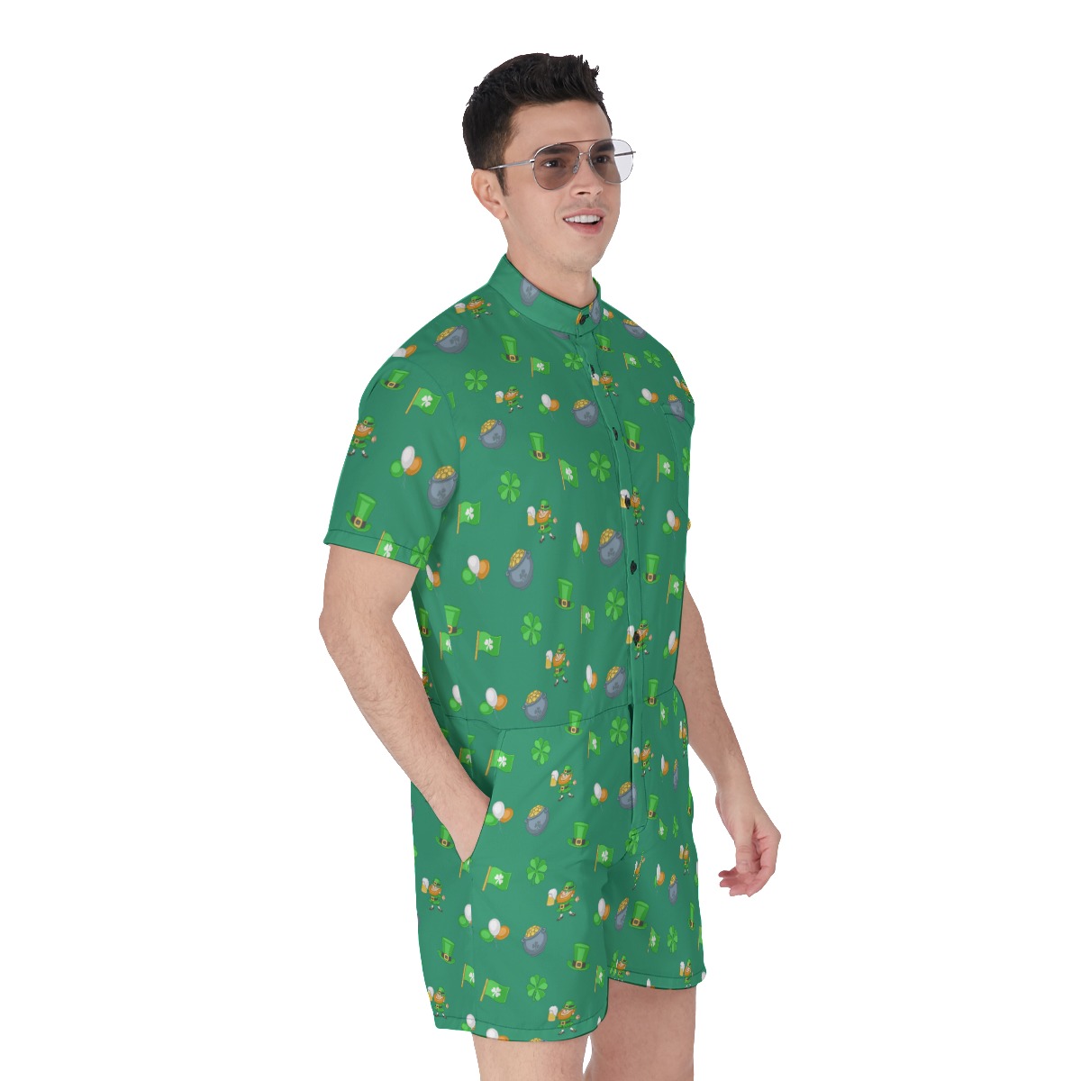 Saint Patrick Day Men's Romper