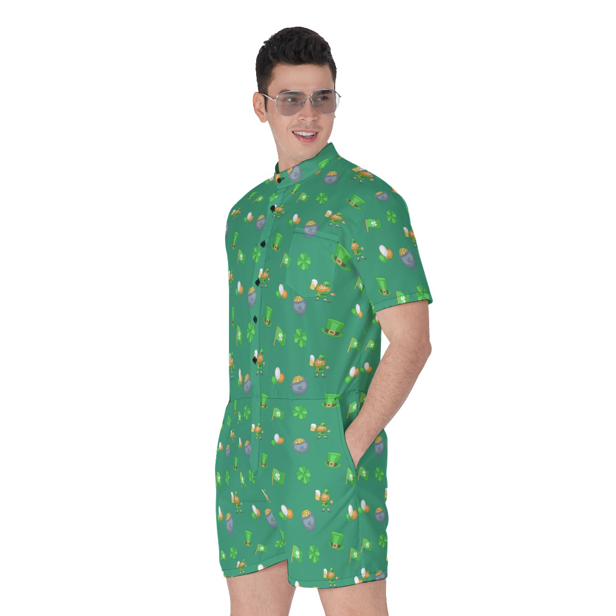 Saint Patrick Day Men's Romper