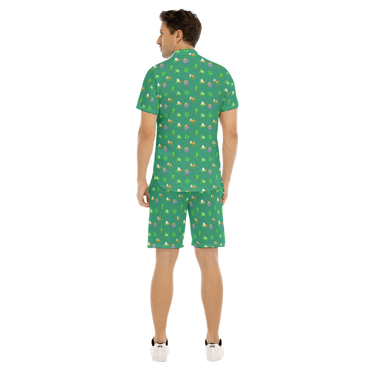 Happy Patrick Day Men's Hawaiian Shirt And Shorts