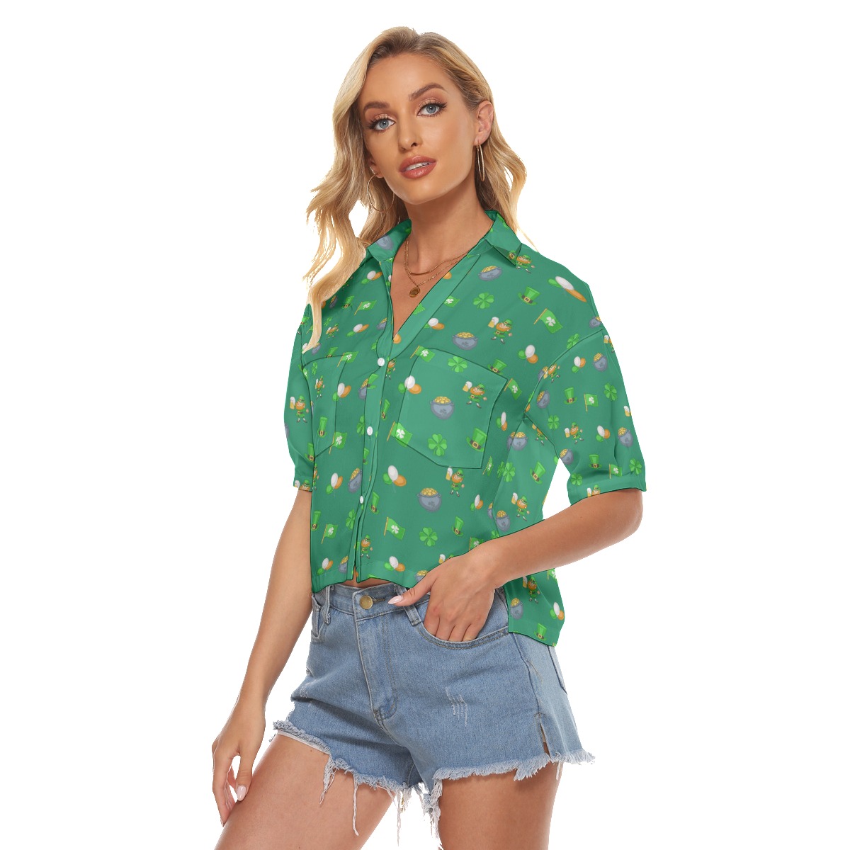 Saint Patrick Irish Women's Crop Top