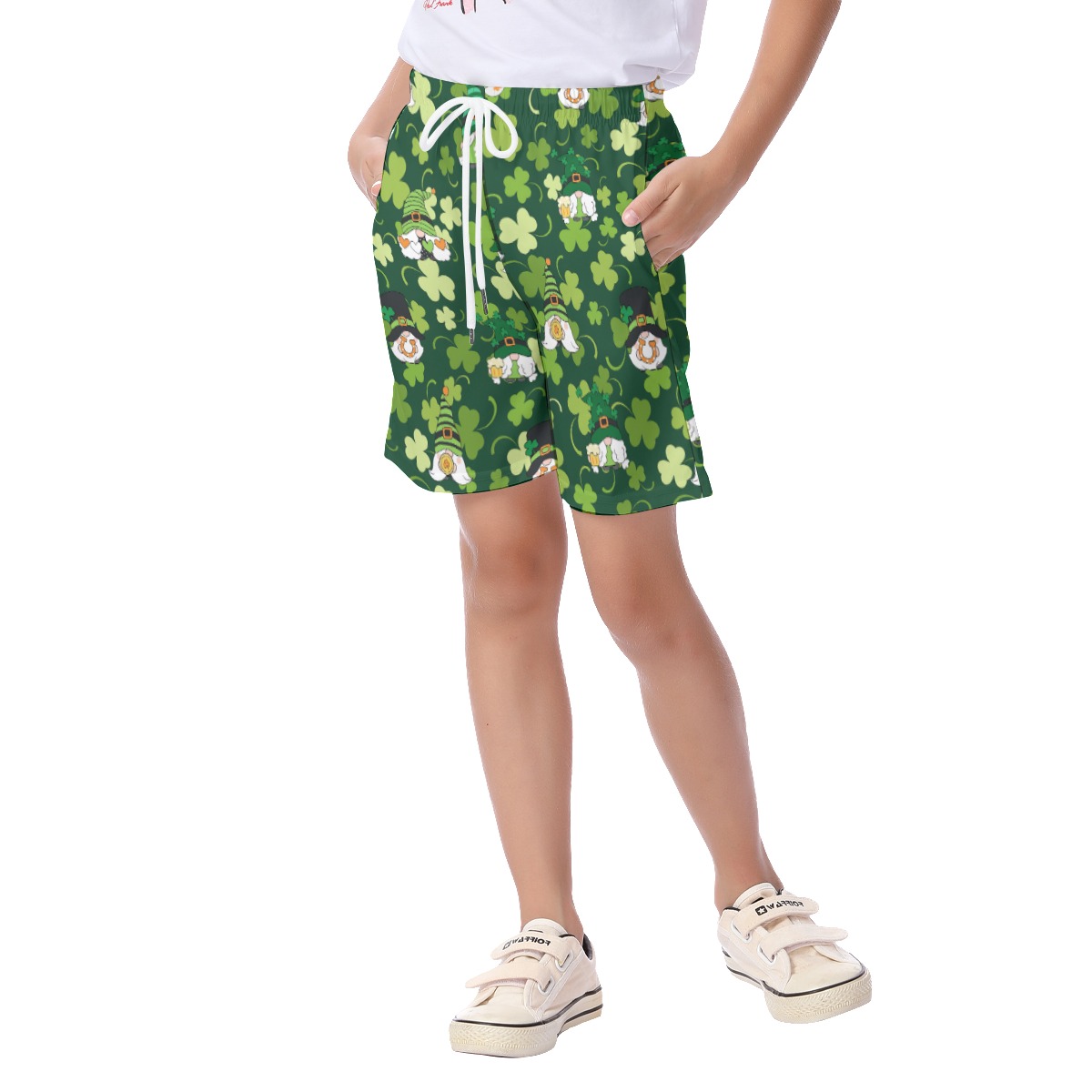 Gnome Patrick Day Hawaiian Shorts For Kids