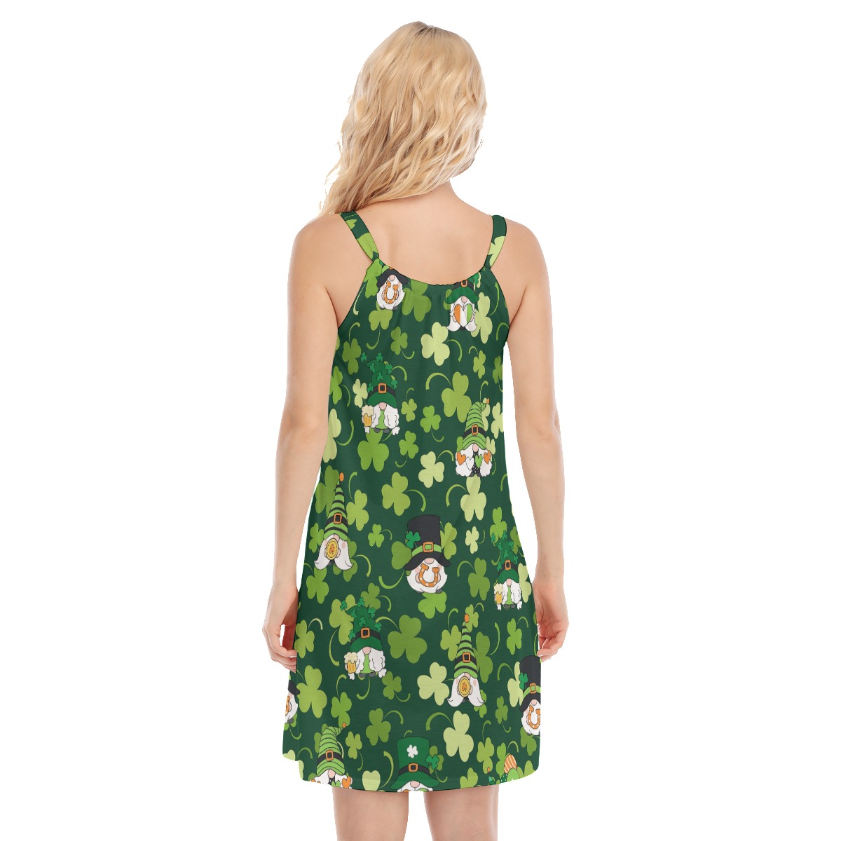 St Patrick Day Gnome Women's Cami Dress