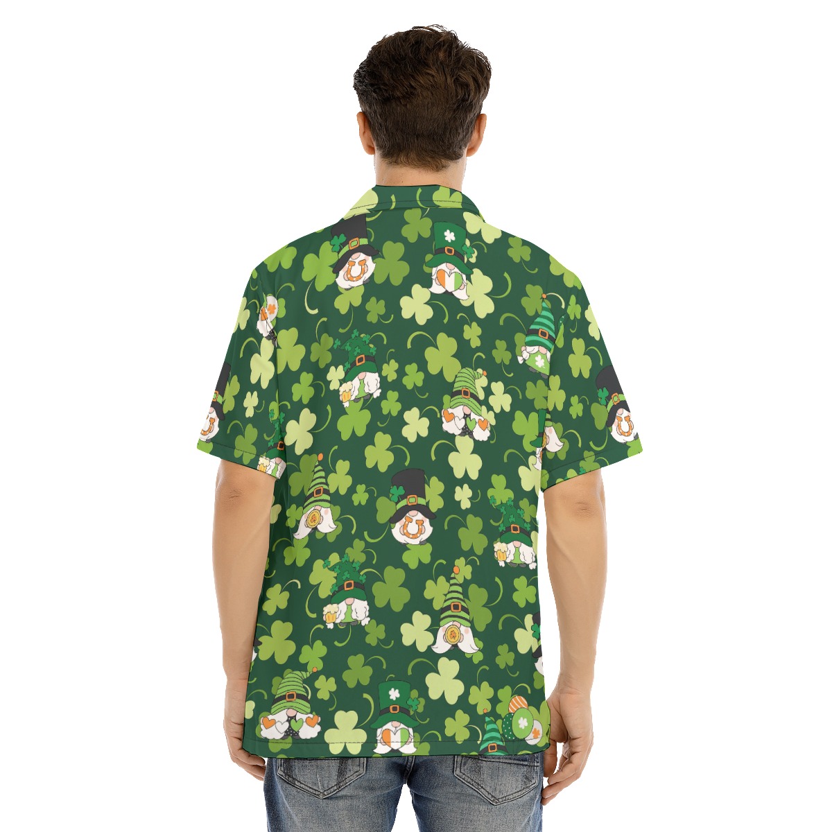 Patrick Day Gnome Men's Hawaiian Shirt