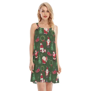 Naughty Santa Sexy Hawaiian Cami Dress