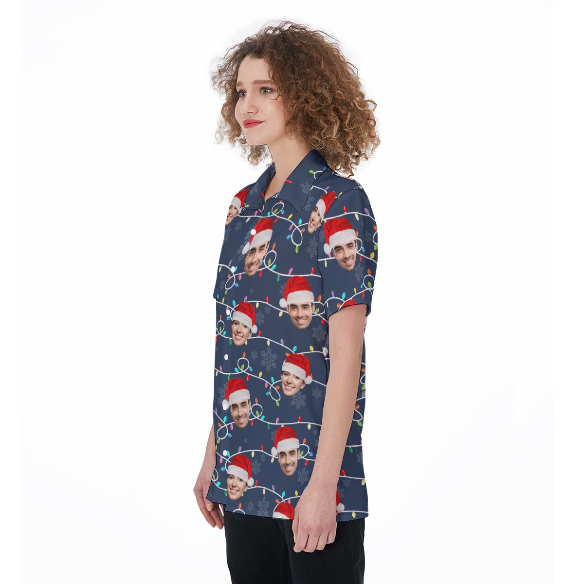 Custom Hawaiian Christmas Shirt For Women