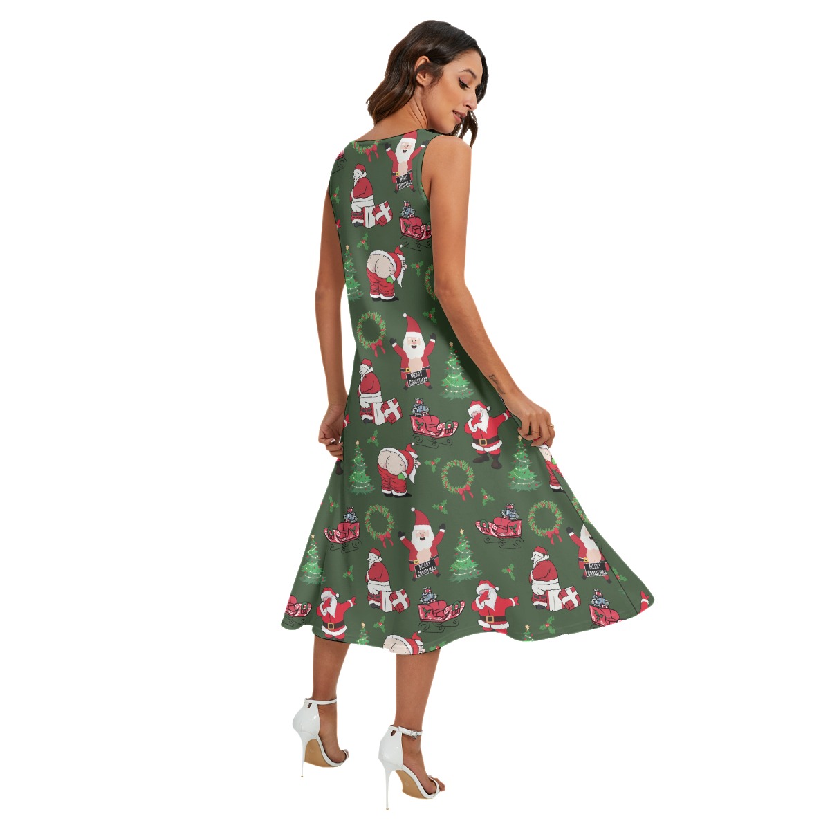 Naughty Santa Hawaiian Dress For Women
