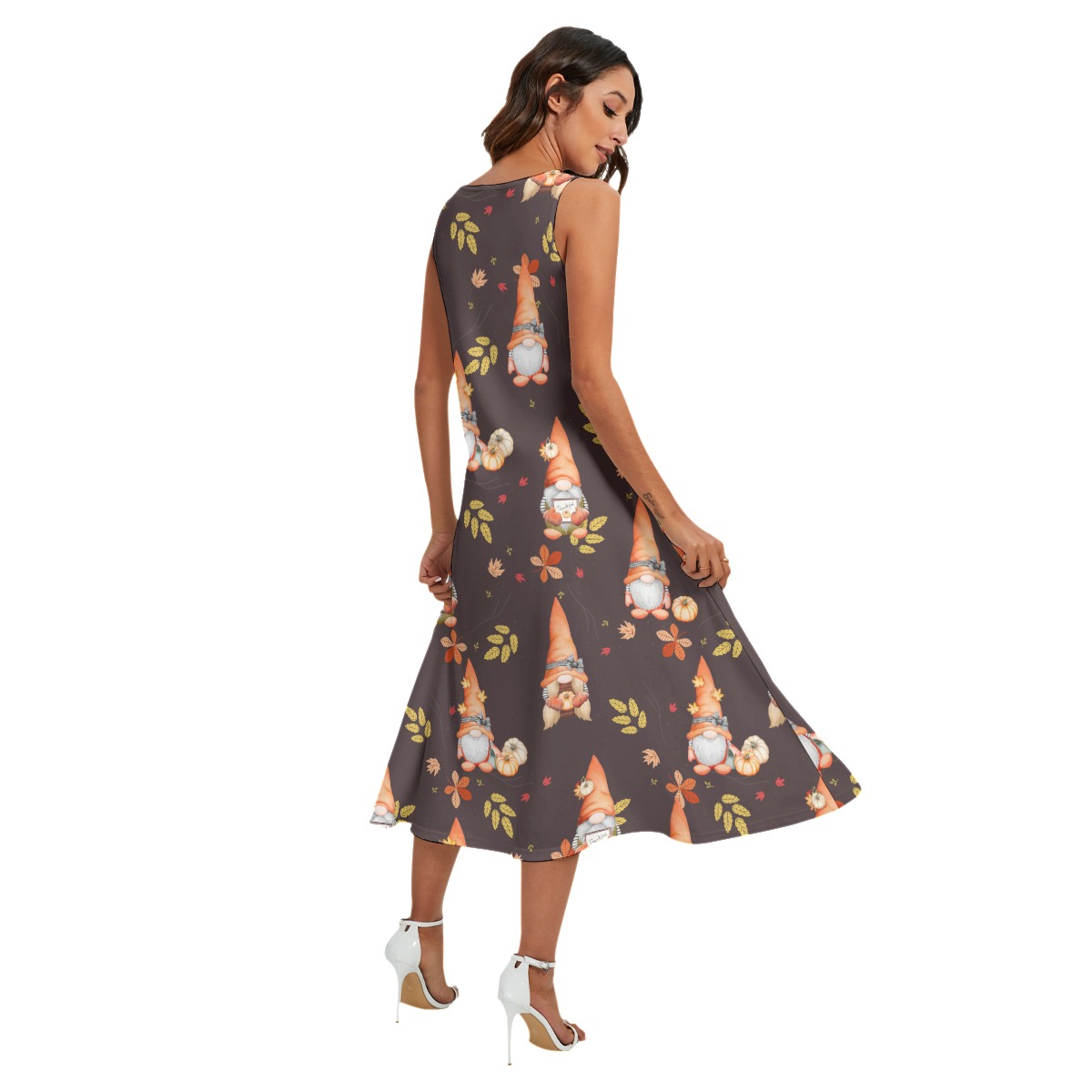 Gnomies Happy Thanksgiving Hawaiian Outfit For Women