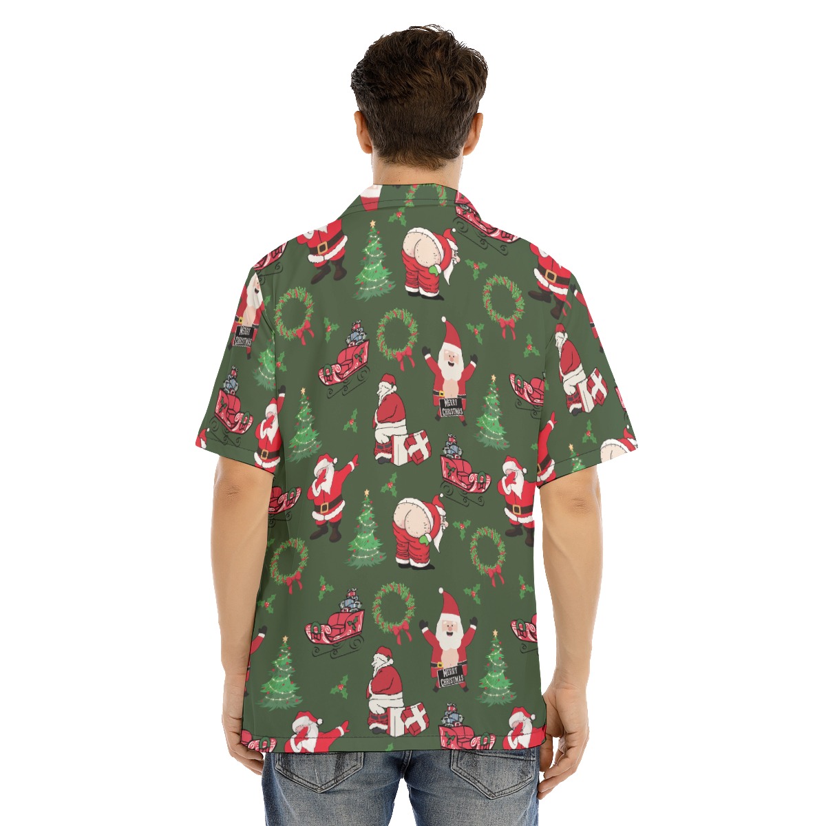Naughty Santa Christmas Hawaiian Shirt