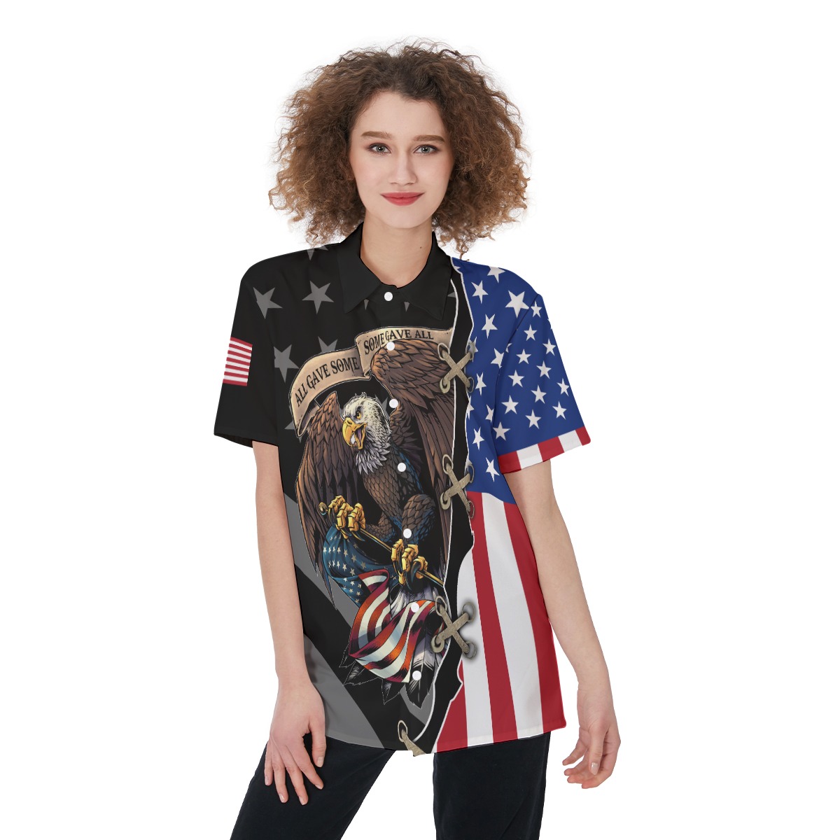 American Eagle Women's Hawaiian Shirt - variant image 1