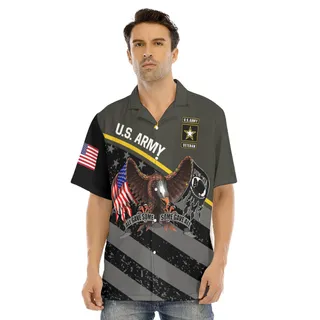 U.S. Army Eagle Patriotic Hawaiian Shirt