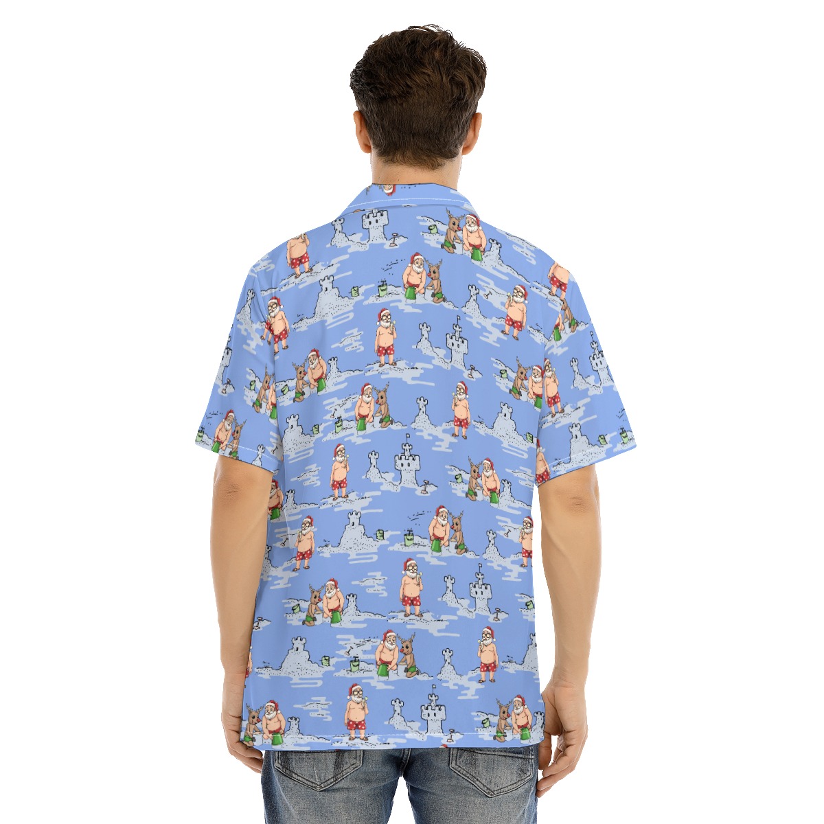 Funny Santa Hawaiian Shirt For Men