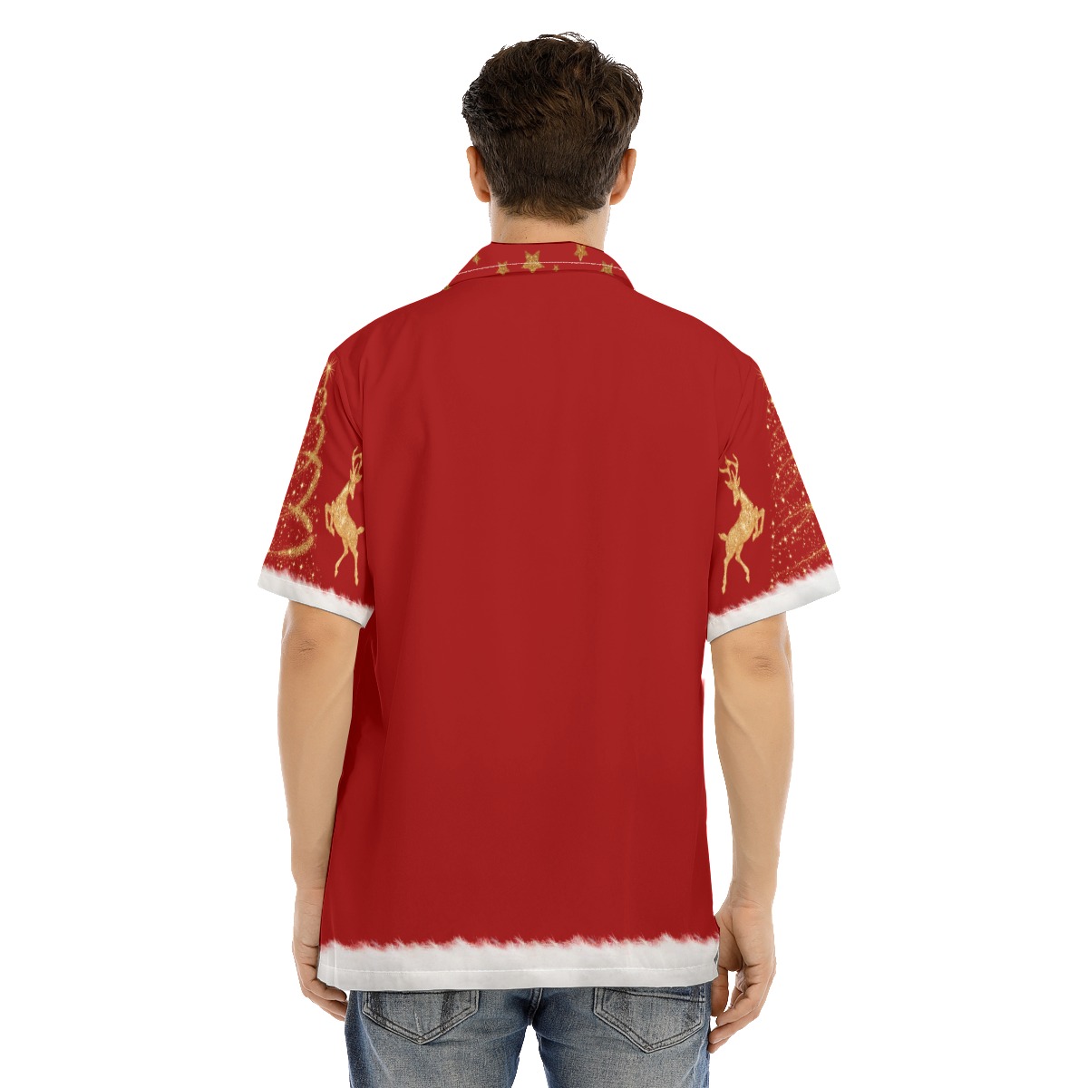Funny Santa Costume Christmas Hawaiian Shirt