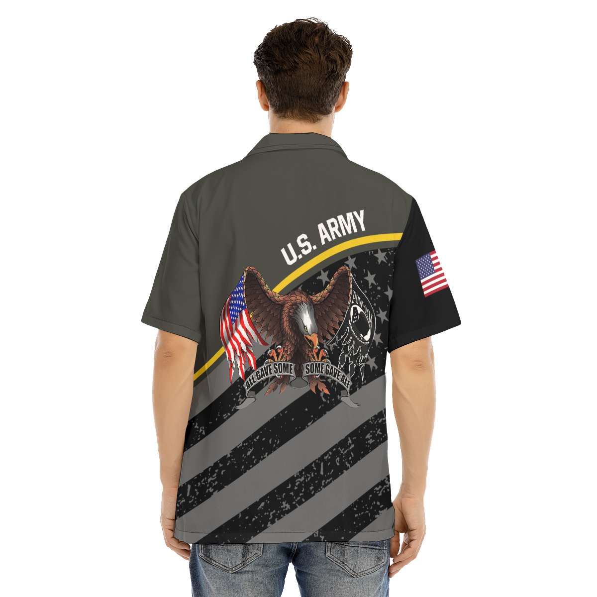 U.S. Army Eagle Patriotic Hawaiian Shirt