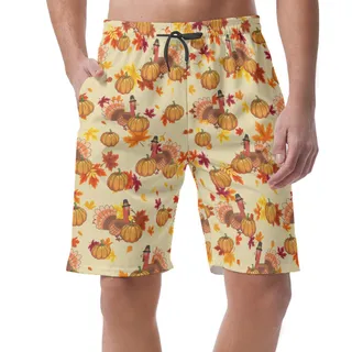 Thanksgiving Hawaiian Shorts For Men