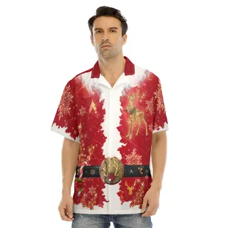Santa Claus Costume Christmas Hawaiian Shirt