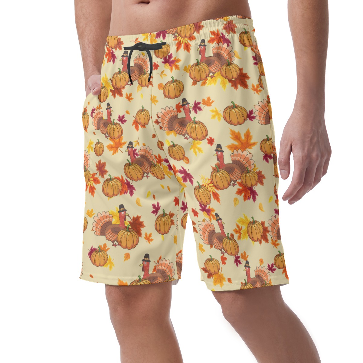 Thanksgiving Hawaiian Shorts For Men