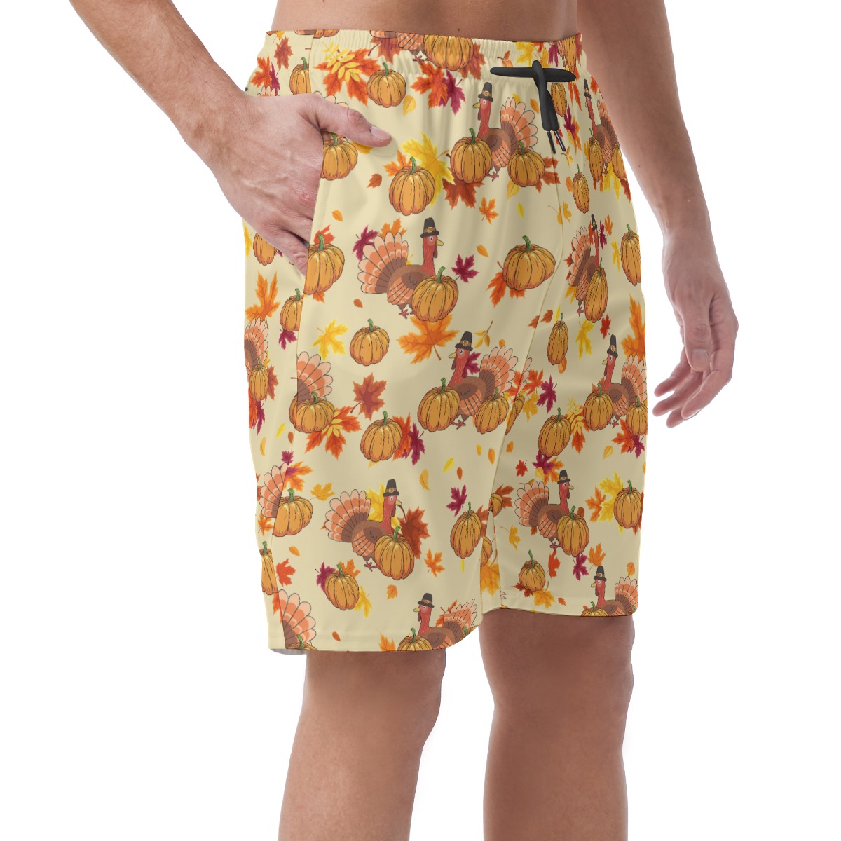 Thanksgiving Hawaiian Shorts For Men