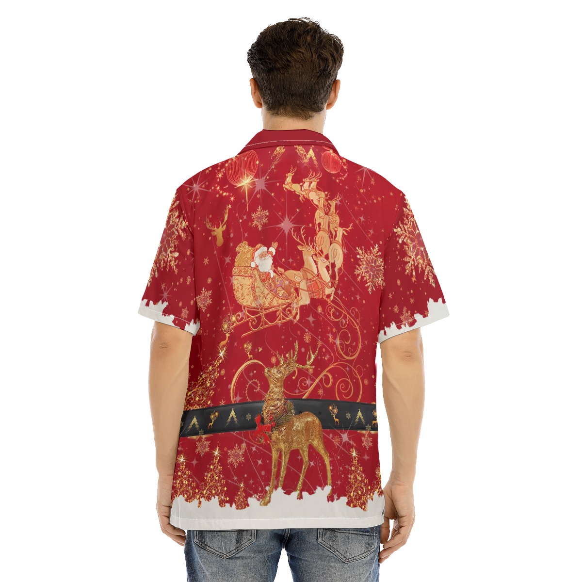 Santa Claus Costume Christmas Hawaiian Shirt