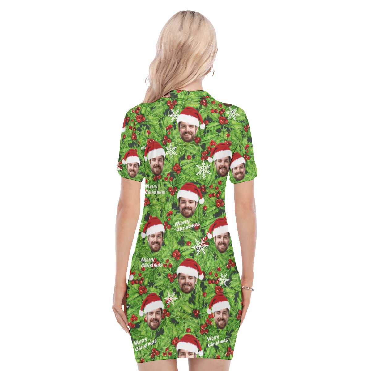 Women's Christmas Dress With Custom Face