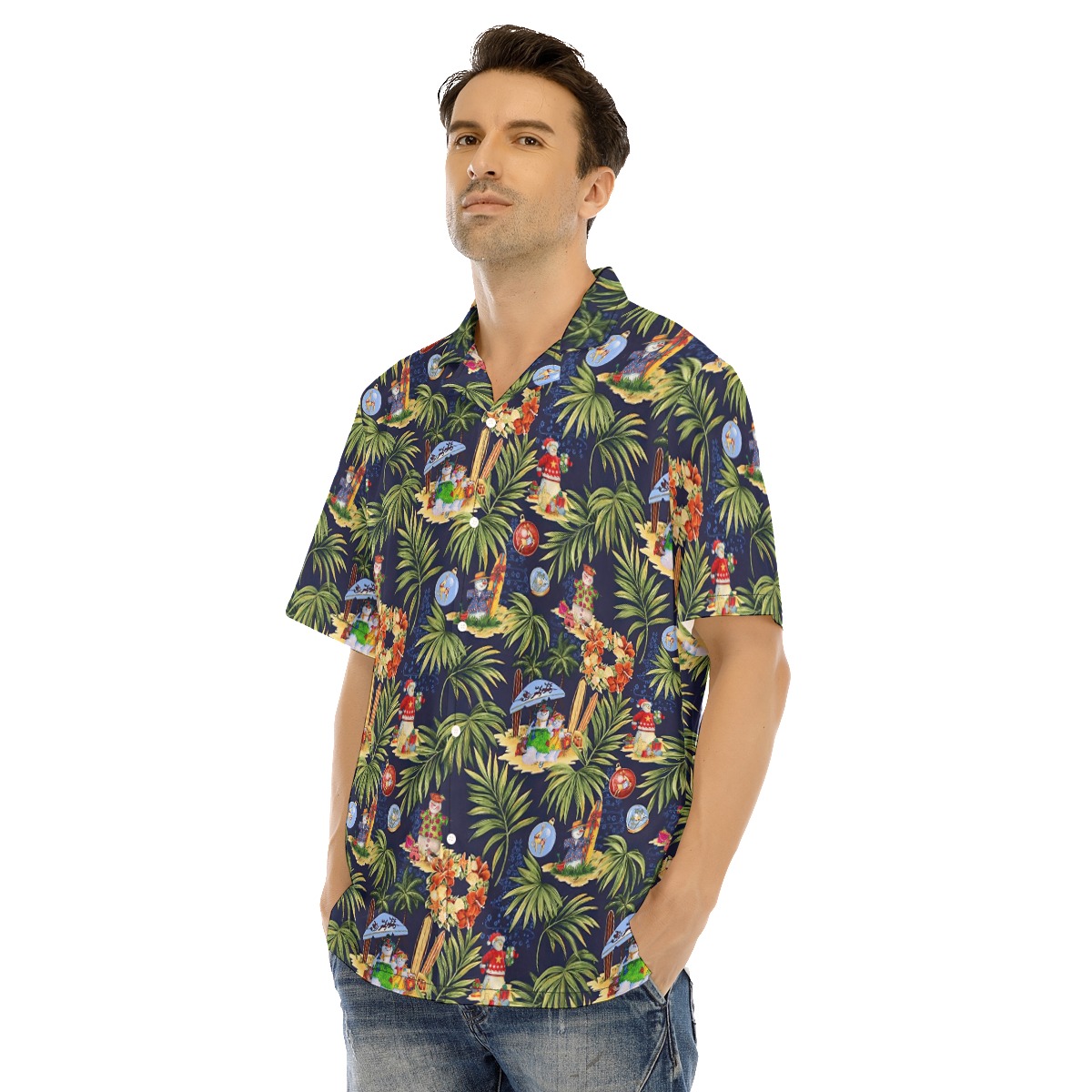 Vacation Snowman Christmas Hawaiian Shirt