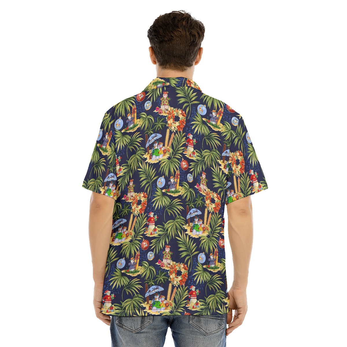 Vacation Snowman Christmas Hawaiian Shirt