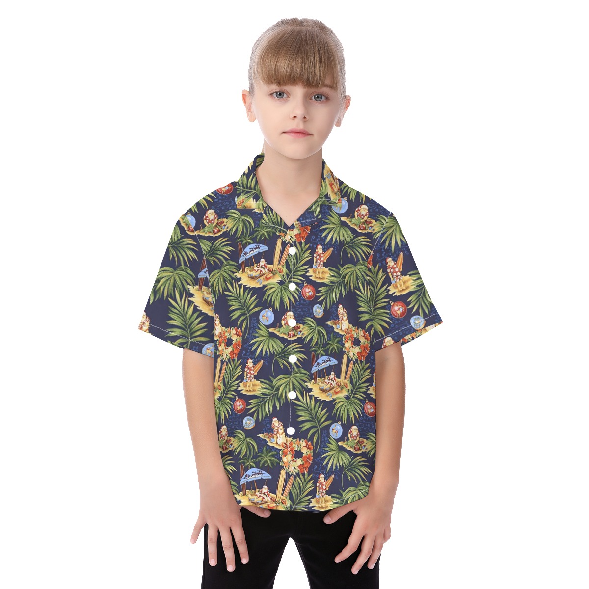 Cute Santa Vintage Christmas Shirt For Kids - variant image 1