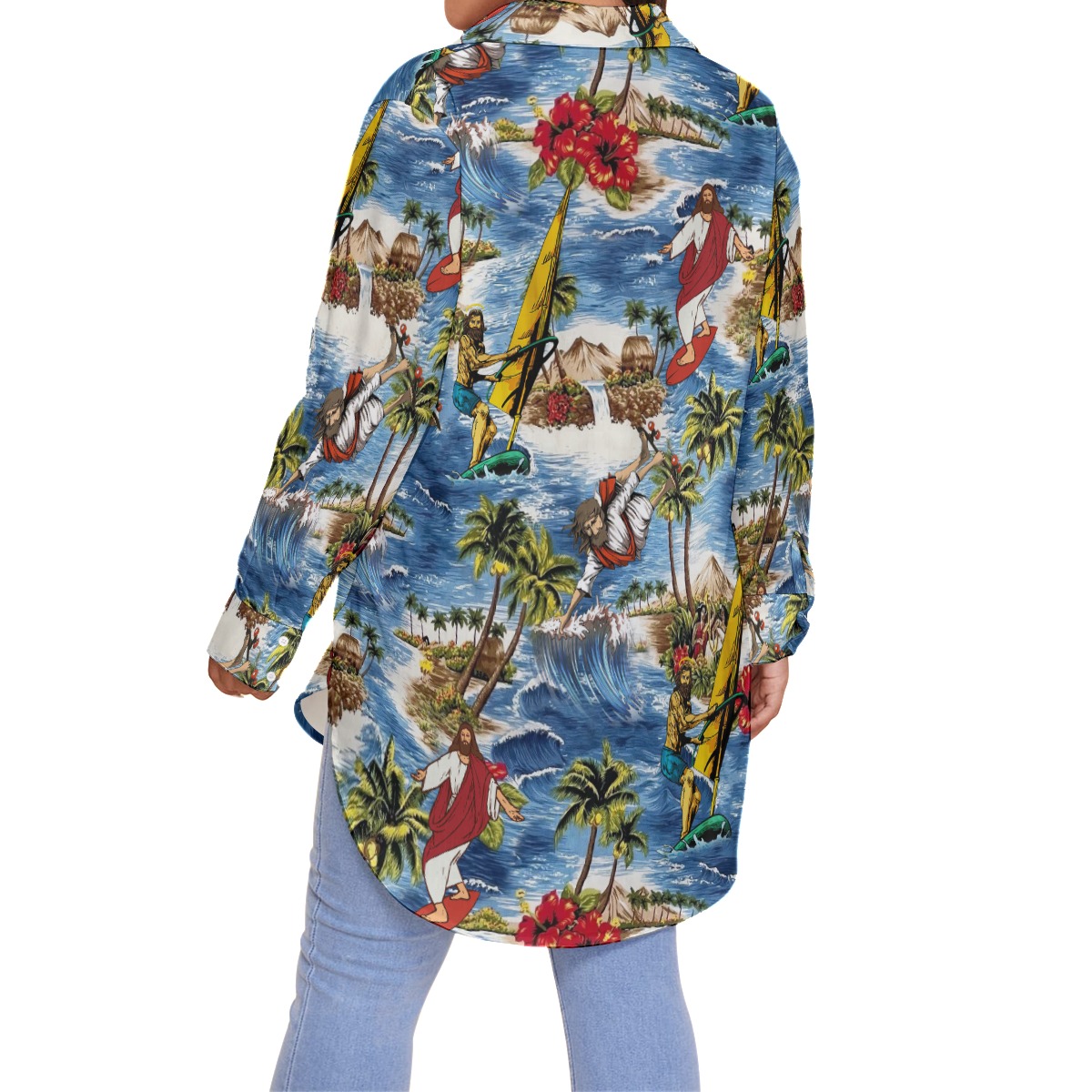 Funny Jesus Christmas Women's Plus Size Shirt