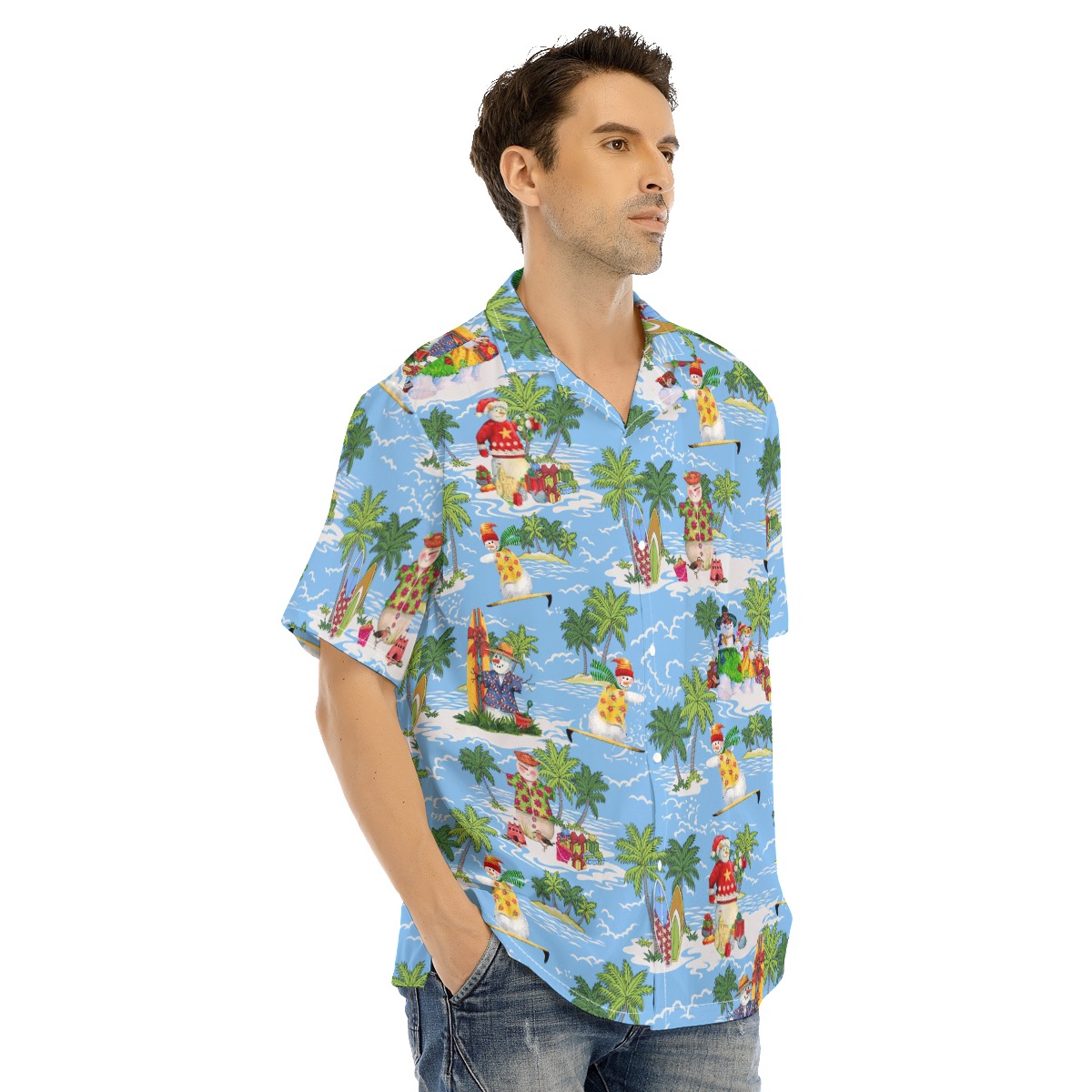 Amazing Snowman Christmas Hawaiian Shirt