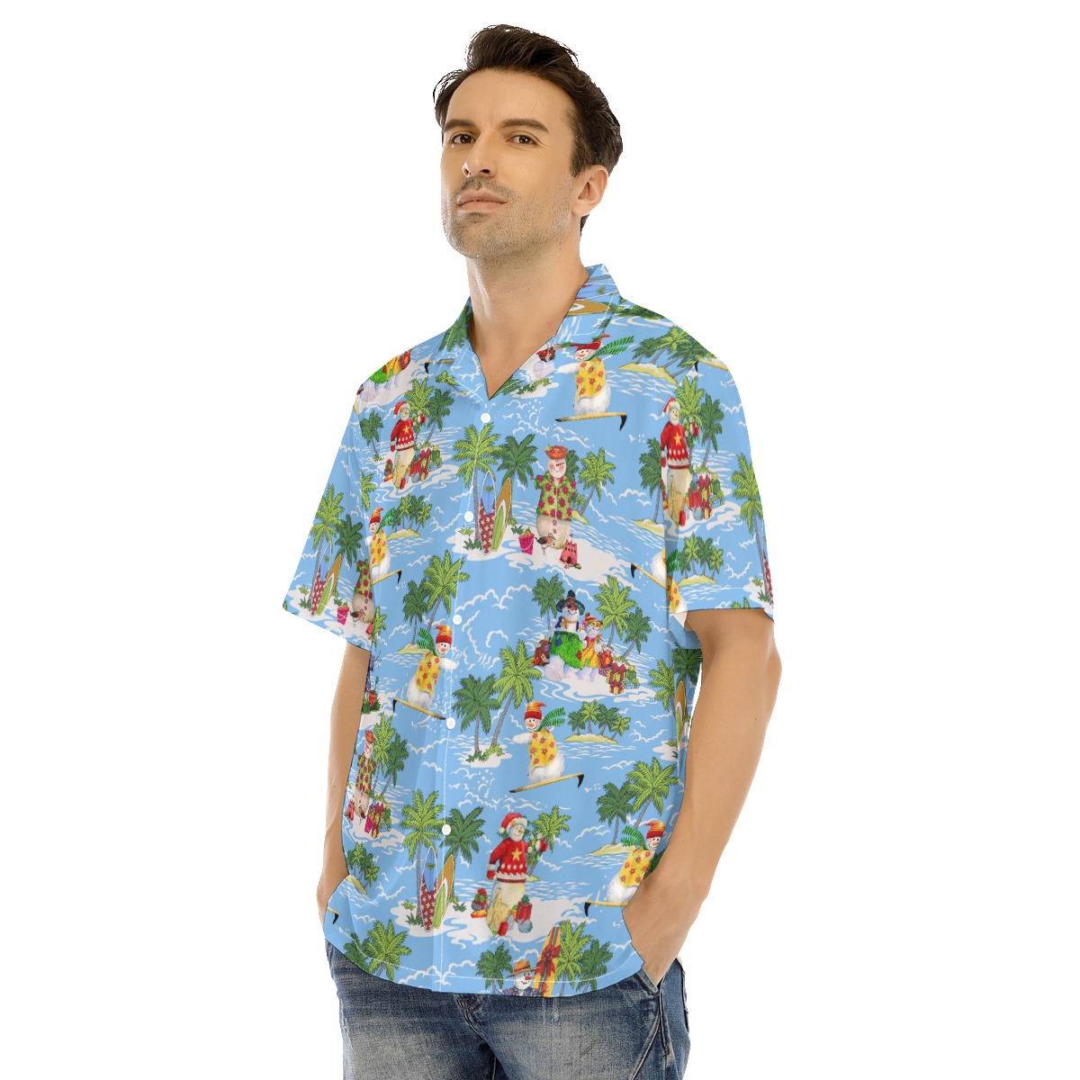 Amazing Snowman Christmas Hawaiian Shirt