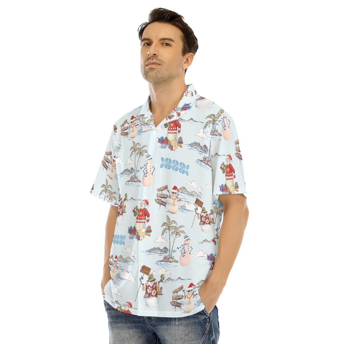 Snowman Christmas Hawaiian Shirt