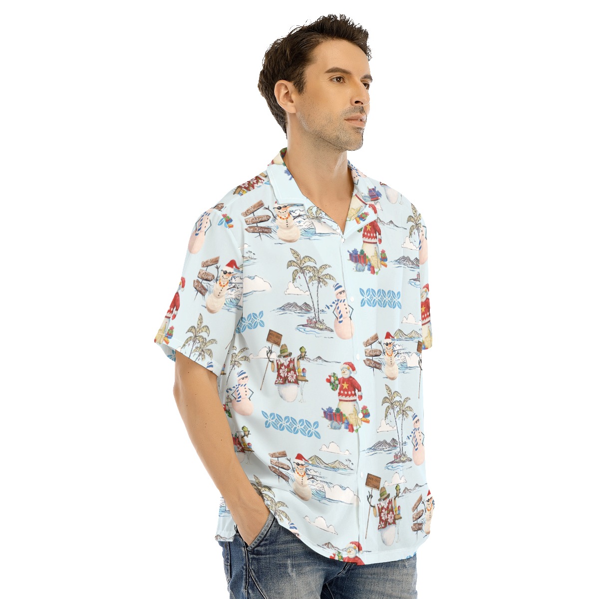 Snowman Christmas Hawaiian Shirt