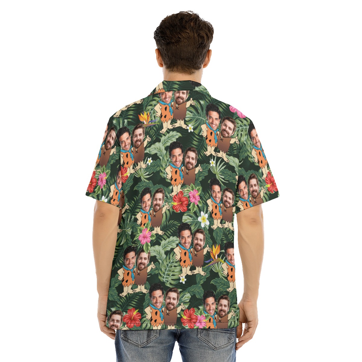 Custom Face Matching Hawaiian Shirt For Men